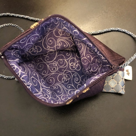 Handmade Artisan Crossbody Butterfly Print Handbag by Beatnik Bags - Picture 4 of 8